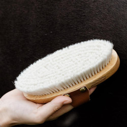 Zachte borstel met zachte haren small Grooming Deluxe Natuurlijk Bruin Zachte borstel met zachte haren small Grooming Deluxe Natuurlijk Bruin