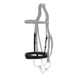 Anatomische Neusriem Zonder Kinriem New English Collection Dy'on Zwart