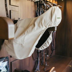 Zadeldek met gouden plaat Kentucky Beige