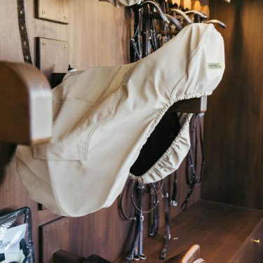 Zadeldek met gouden plaat Kentucky Beige