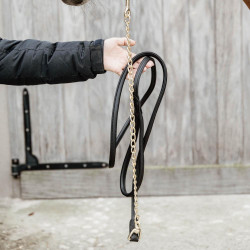 Lederen presentatielijn voor paardenshows