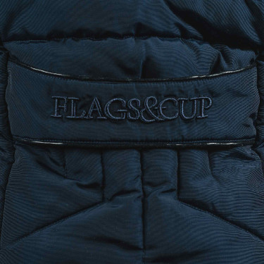 Kinderparka Misi Flags & Cup Marineblauw