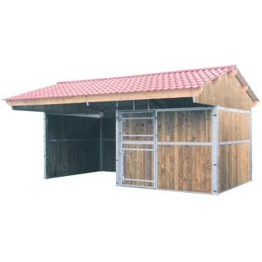 Dubbele helling prairiehut La Gée