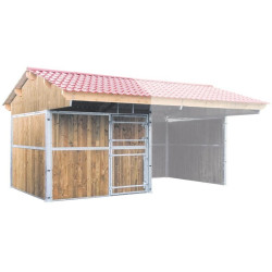 Uitbreidingsbox van prairie La Gée dubbele helling