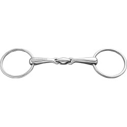 Sprenger dubbelgebroken bit met 2 ringen