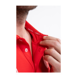 Polo Harcour Dranse heren Swiss Equestrian Friends Rood
