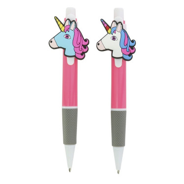 2 eenhoornpennen Equi-Kids roze 2 eenhoornpennen Equi-Kids roze