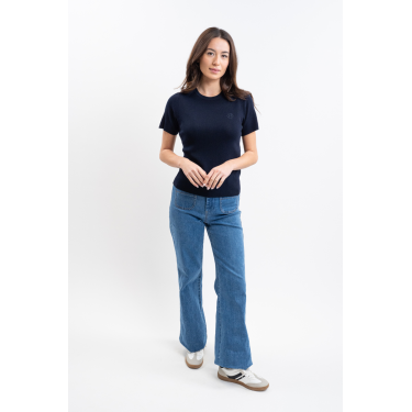 T-shirt Harcour Tzimi dames Marine Marineblauw T-shirt Harcour Tzimi dames Marine Marineblauw