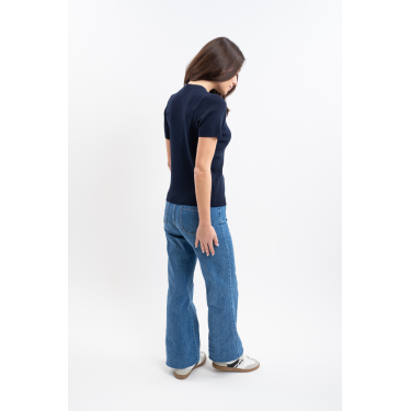 T-shirt Harcour Tzimi dames Marine Marineblauw T-shirt Harcour Tzimi dames Marine Marineblauw