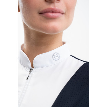 Wedstrijdpolo Harcour Paris dames Marine Marineblauw Wedstrijdpolo Harcour Paris dames Marine Marineblauw