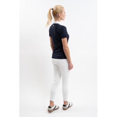 Wedstrijdpolo Harcour Paris dames Marine Marineblauw Wedstrijdpolo Harcour Paris dames Marine Marineblauw