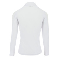 Polo Equithème Pekin lange mouwen Wit