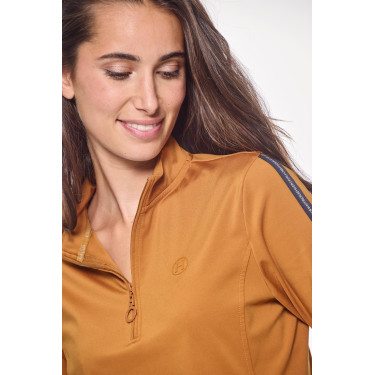 Polo Harcour Pistach dames Goudgeel