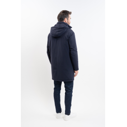Lange parka Harcour Robertol Marine Marineblauw