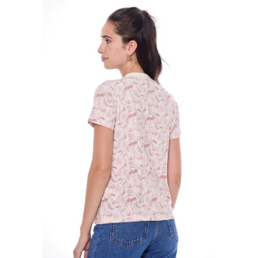 Dames paardrij T-shirt Harcour Tabatha roze Dames paardrij T-shirt Harcour Tabatha roze