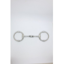 Ophaalbit olijf Harcour dubbel gebroken 14 mm Roestvrij staal Grijs Ophaalbit olijf Harcour dubbel gebroken 14 mm Roestvrij staal Grijs