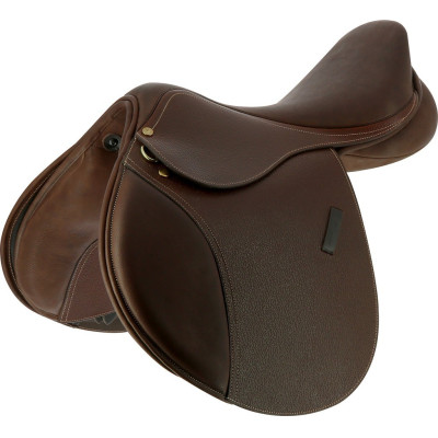 Selle d'obstacles Eric Thomas Fitter grainée Havane
