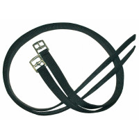 Nylon stijgbeugelriemen T de T Zwart