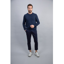 Harcour Paulo trui Marine Marineblauw