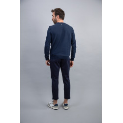 Harcour Paulo trui Marine Marineblauw
