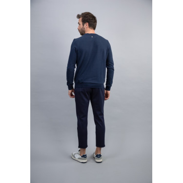 Harcour Paulo trui Marine Marineblauw