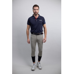 Polo Frankrijk Harcour Quitoh Marine Marineblauw