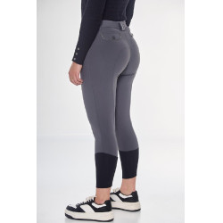 Fleece paardrijbroek Harcour Jaipur Antracietgrijs