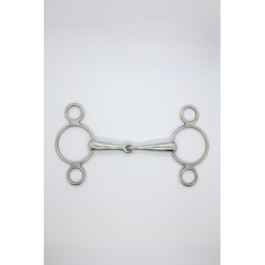 Mors Pessoa 2 ringen 21 mm Harcour Roestvrij staal Grijs Mors Pessoa 2 ringen 21 mm Harcour Roestvrij staal Grijs