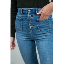 Jean Flare Harcour Juvo Jean Grijs