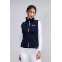 Mouwloos vest Frankrijk Harcour Baccarat Marine Marineblauw