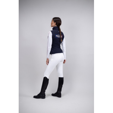 Mouwloos vest Frankrijk Harcour Baccarat Marine Marineblauw