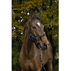 Halster + lijn Equitheme Gevlochten Halster + lijn Equitheme Gevlochten
