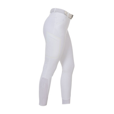 Slim fit damesrijbroek Equestro Ridertechnology met gelaste naden