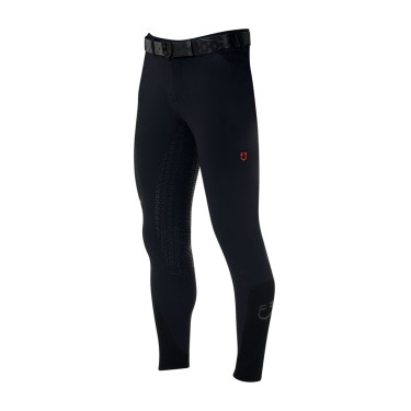 Slim fit herenrijbroek Equestro Ridertechnology full grip