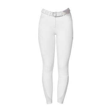 Slim fit damesrijbroek Equestro Ridertechnology full grip