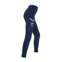 Meisjeslegging met geperforeerde decoraties Marine blazer / wit Marineblauw