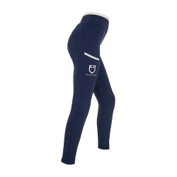 Meisjeslegging met geperforeerde decoraties Marine blazer / wit Marineblauw