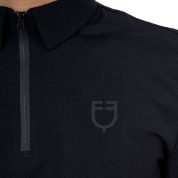 Polo training uomo Equestro Ridertechnology manica lunga e zip