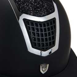 Cap met glitters en brede klep EN 1384-2023 goedgekeurd