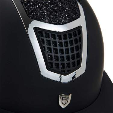 Cap met glitters en brede klep EN 1384-2023 goedgekeurd