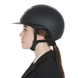 Cap met glitters en brede klep EN 1384-2023 goedgekeurd