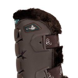 Skeleton Dynamic Zone peesbeschermers met synthetisch bont