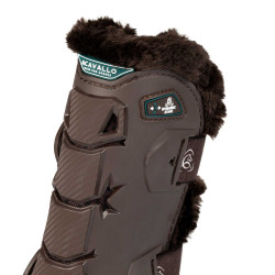 Skeleton Dynamic Zone peesbeschermers met synthetisch bont