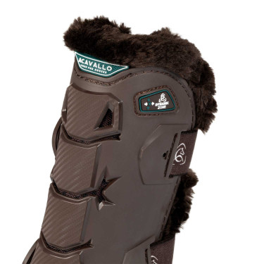 Skeleton Dynamic Zone peesbeschermers met synthetisch bont