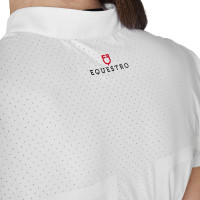 Wedstrijdpolo dames Equestro Ridertechnology geperforeerde stof