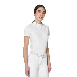 Wedstrijdpolo dames Equestro Ridertechnology geperforeerde stof