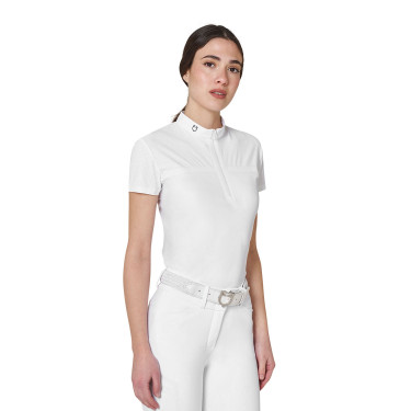 Wedstrijdpolo dames Equestro Ridertechnology geperforeerde stof