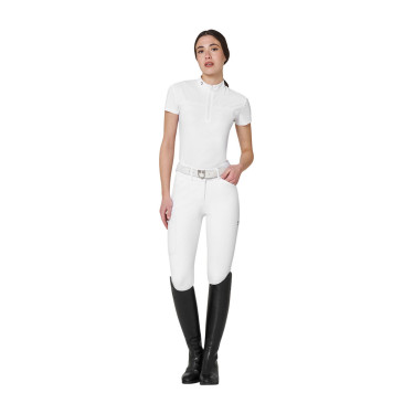 Wedstrijdpolo dames Equestro Ridertechnology geperforeerde stof