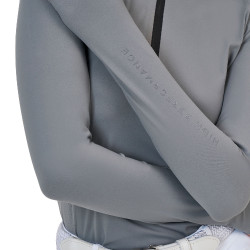 Wedstrijdpolo dames Equestro Ridertechnology lange mouw en rits