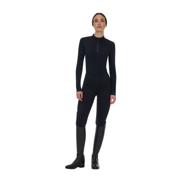 Polo training dames Equestro Ridertechnology lange mouw en rits